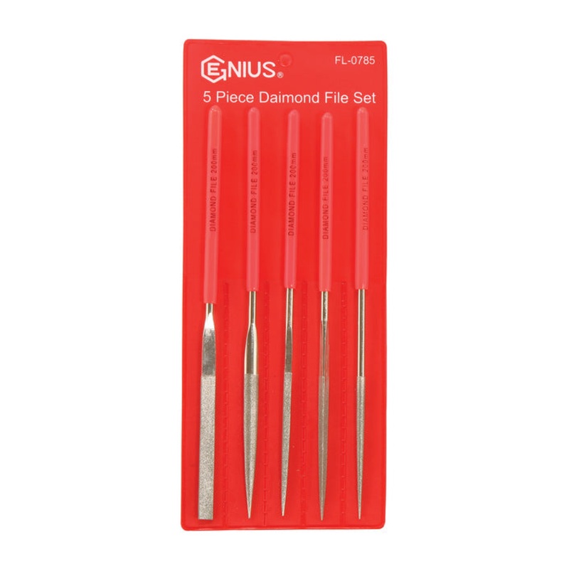 5pc Diamond File Set From Genius Tools