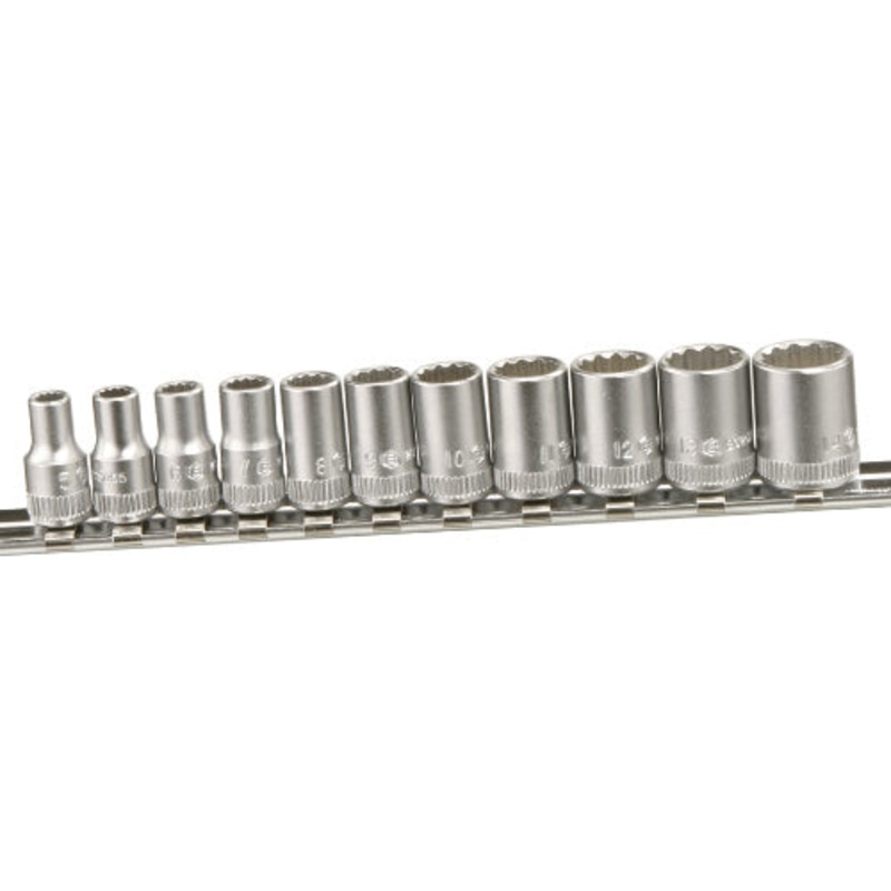 1/4 Socket Set (12 Point) From Genius Tools