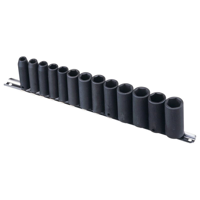AF Deep Impact Socket Set 3/8 Sq Dr 5/16 To 7/8 From Genius Tools