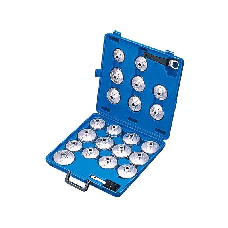 Aluminium Oil Filter Cap Wrench Set 21 Piece Britool Hallmark Hmaof21