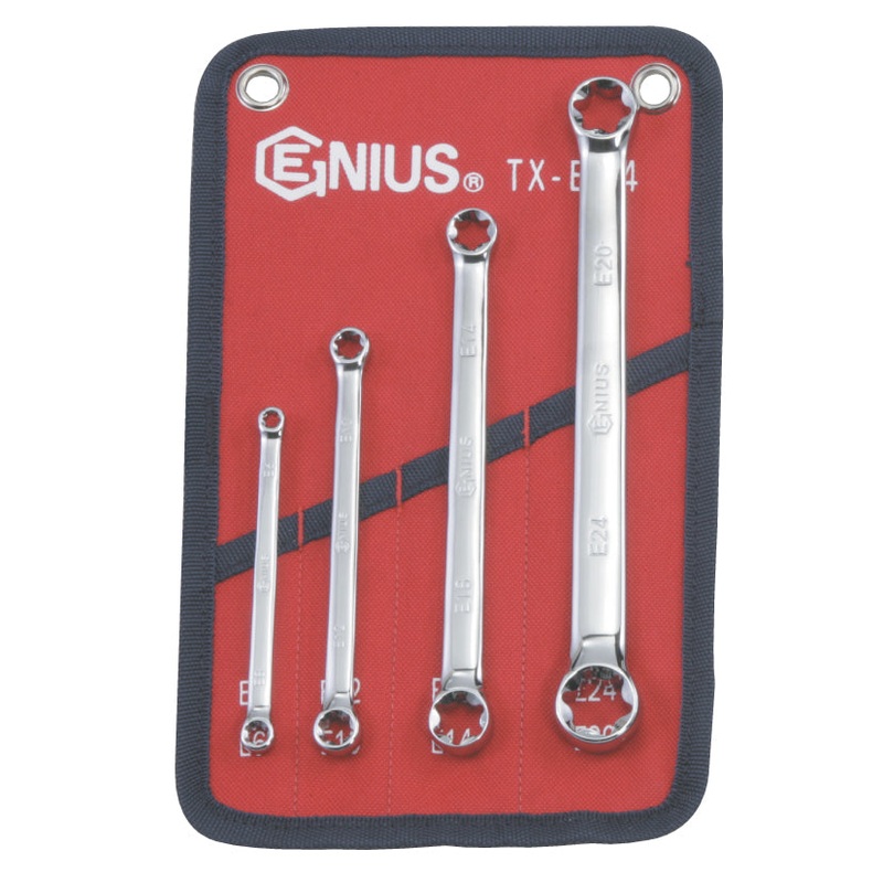 Genius Tools Tx-E04 4pc E-Star Wrench Set