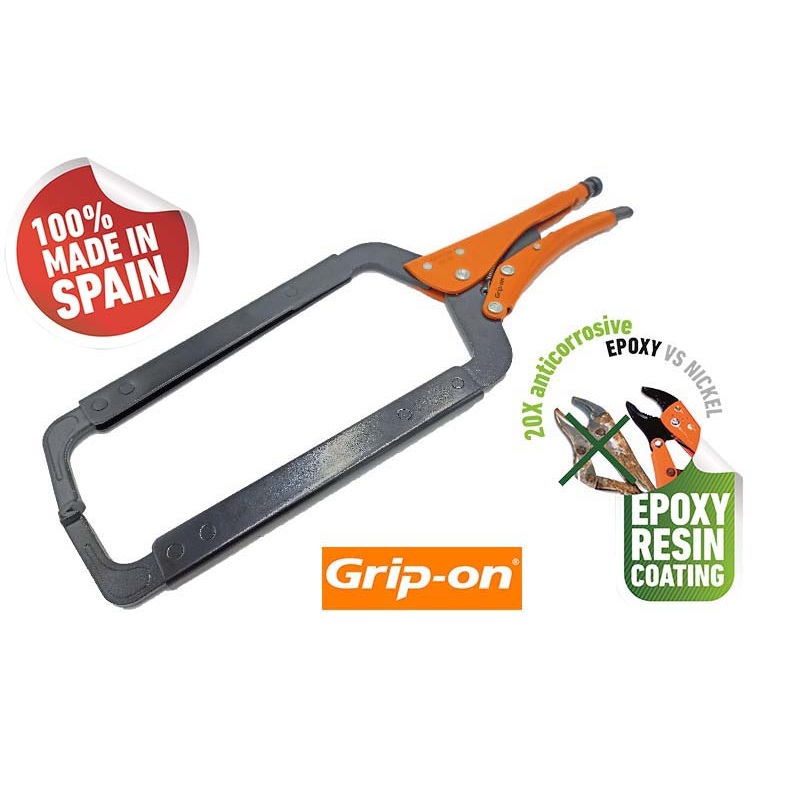 Grip-On 18 Locking C-Clamp Pliers 124-18