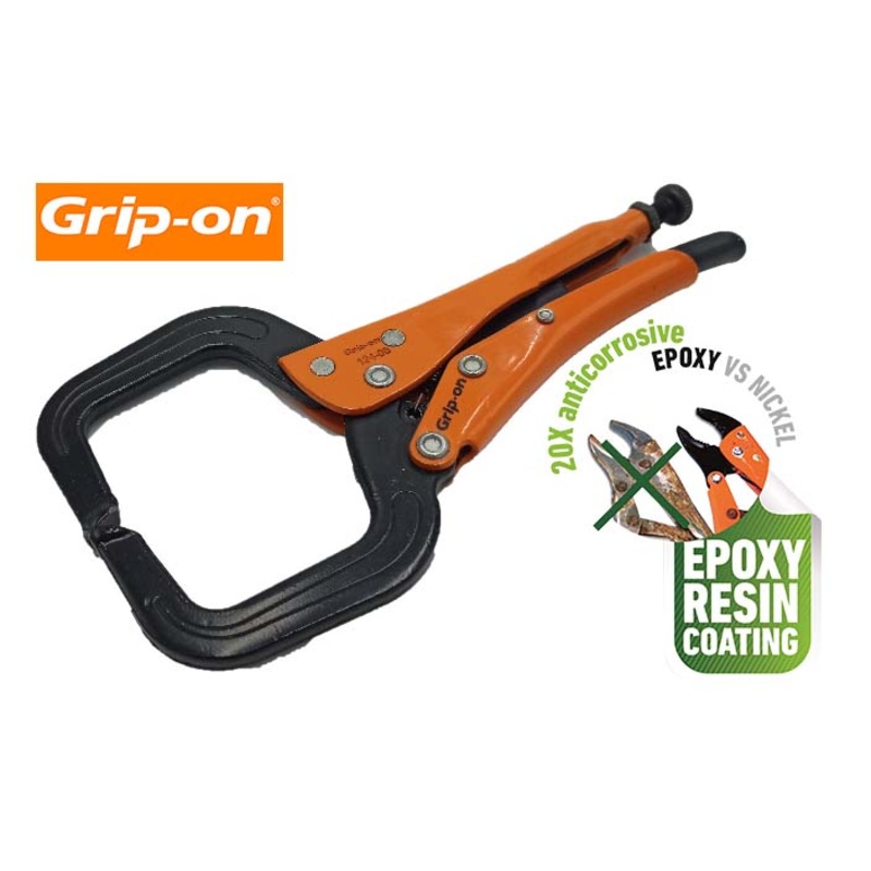 Grip-On 6 Locking C-Clamp Pliers 124-06
