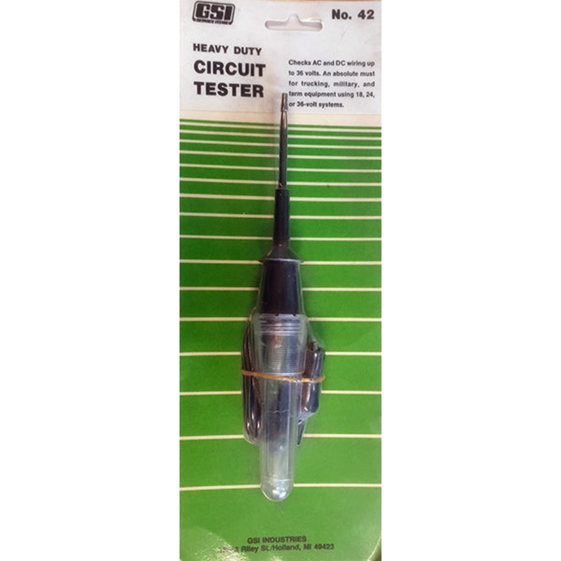 Gsi Heavy Duty Circuit Tester No.42